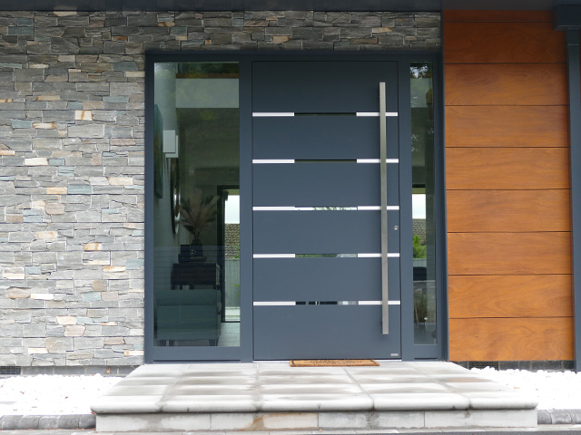anthracite front door