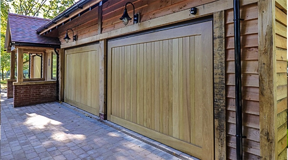 Door Installation For Oak Barn Garages, Barn Style Garage Doors Uk