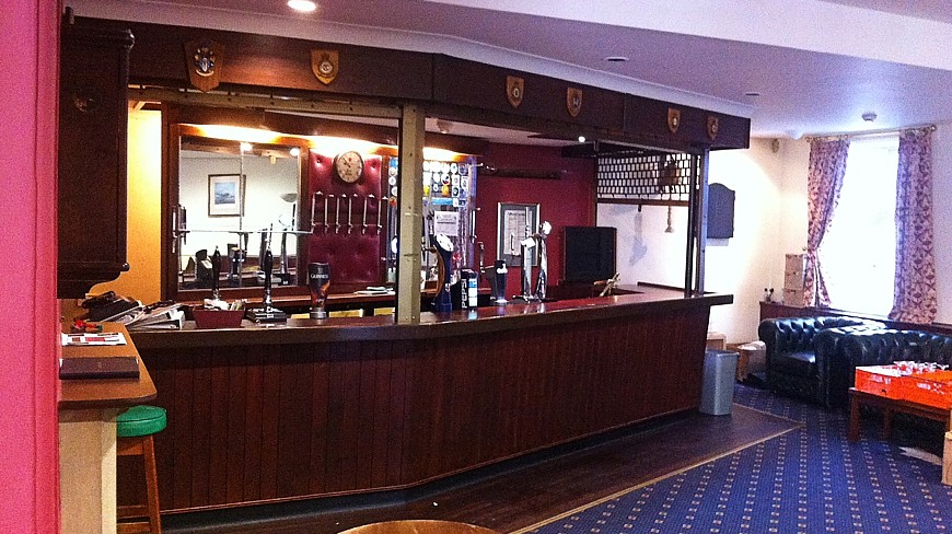 Officers Mess Bar Before Refurbishment