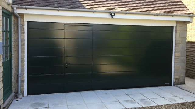 Newly Installed Sectional Garage Doors
