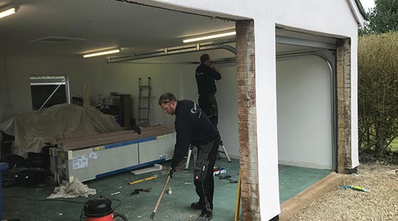 Cleaning Up During Garage Alteration